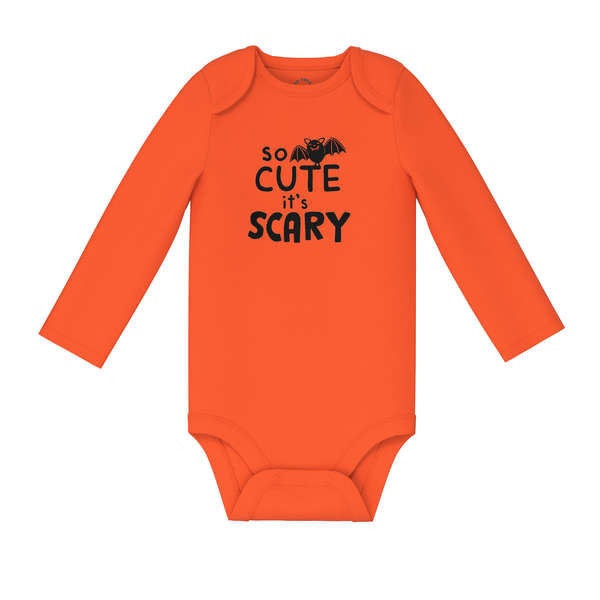 Baby Boys' Long Sleeve Bodysuit - Blood Orange